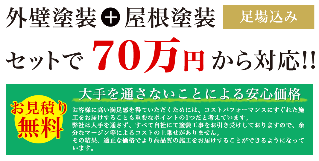 御見積無料!